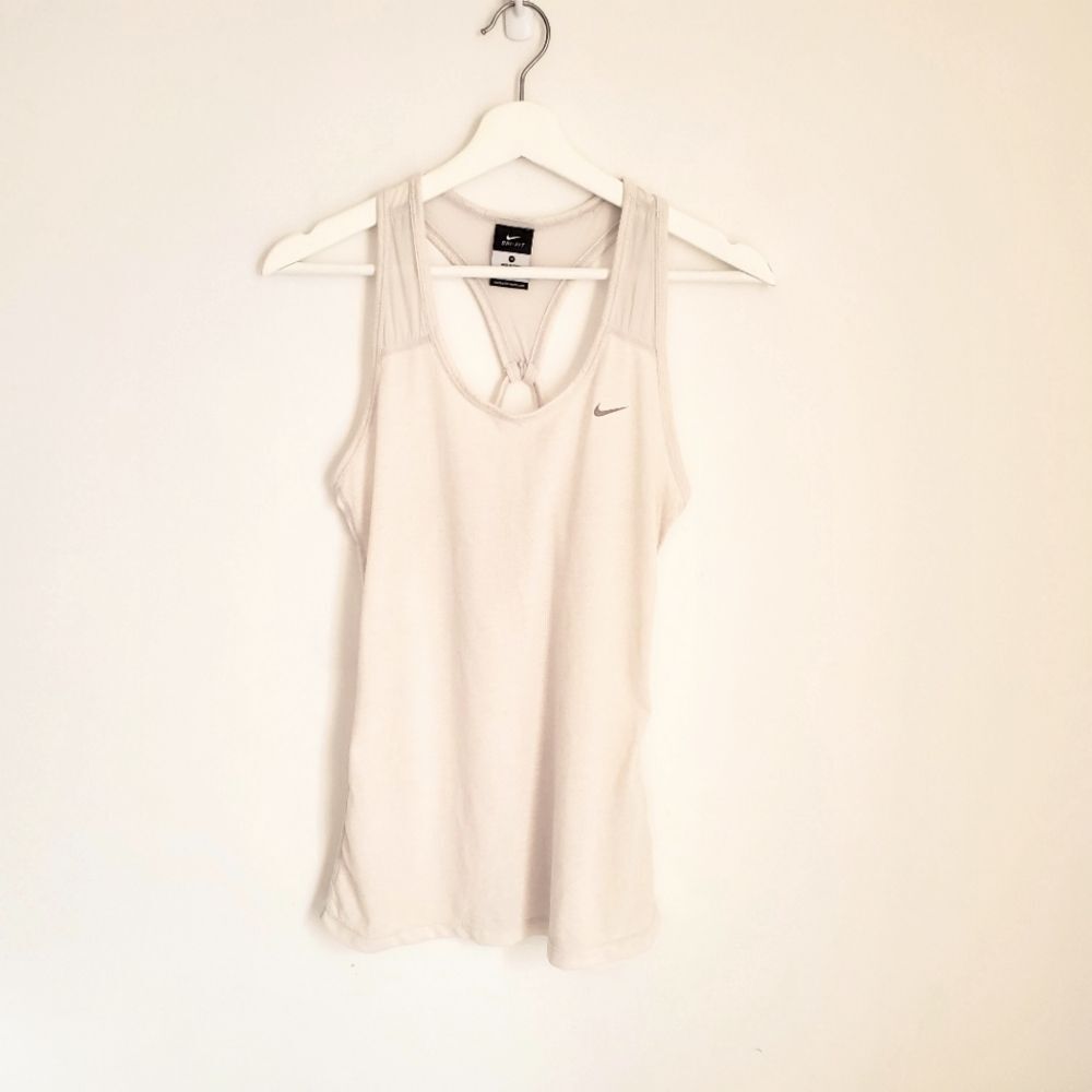 Nike Dri-Fit Light Gray Tank Size S